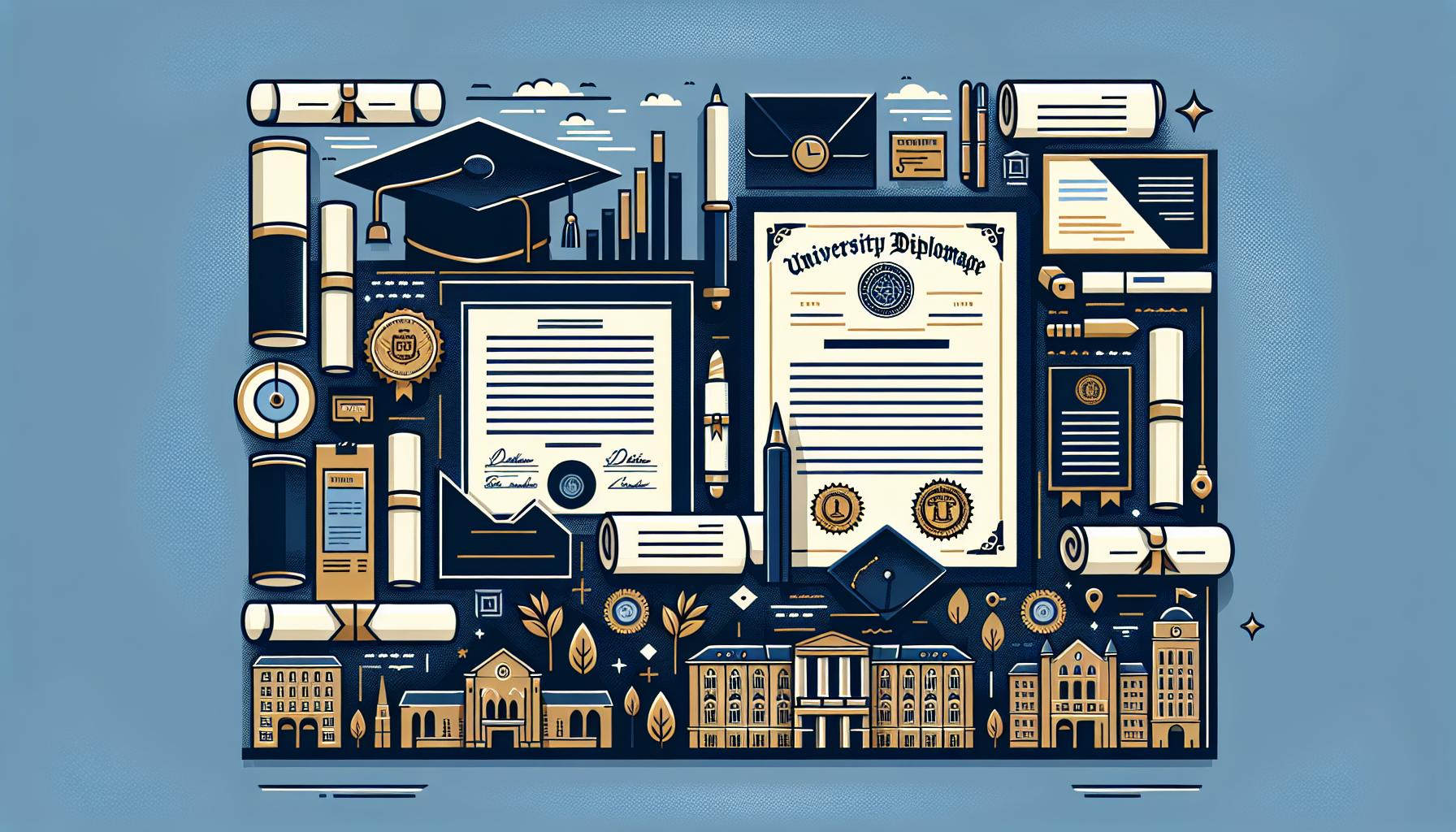 Translation of university and educational certificates in Abu Dhabi.