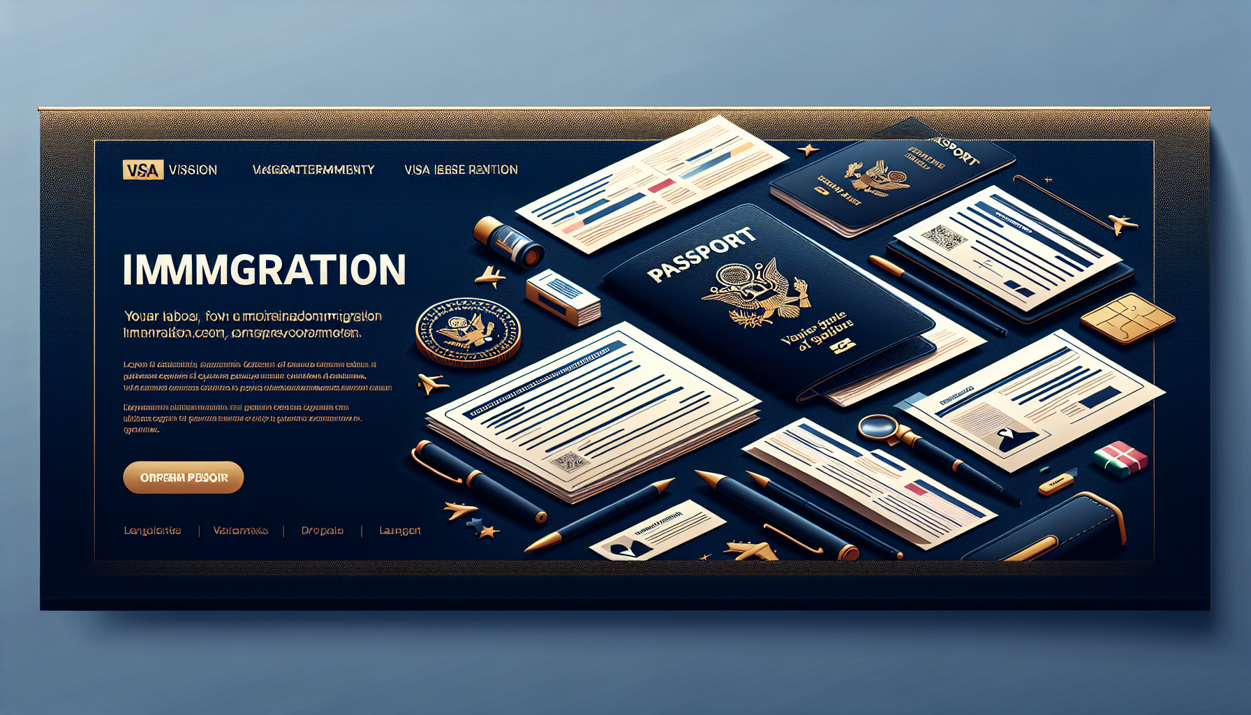 Immigration and visa document translation in Abu Dhabi.